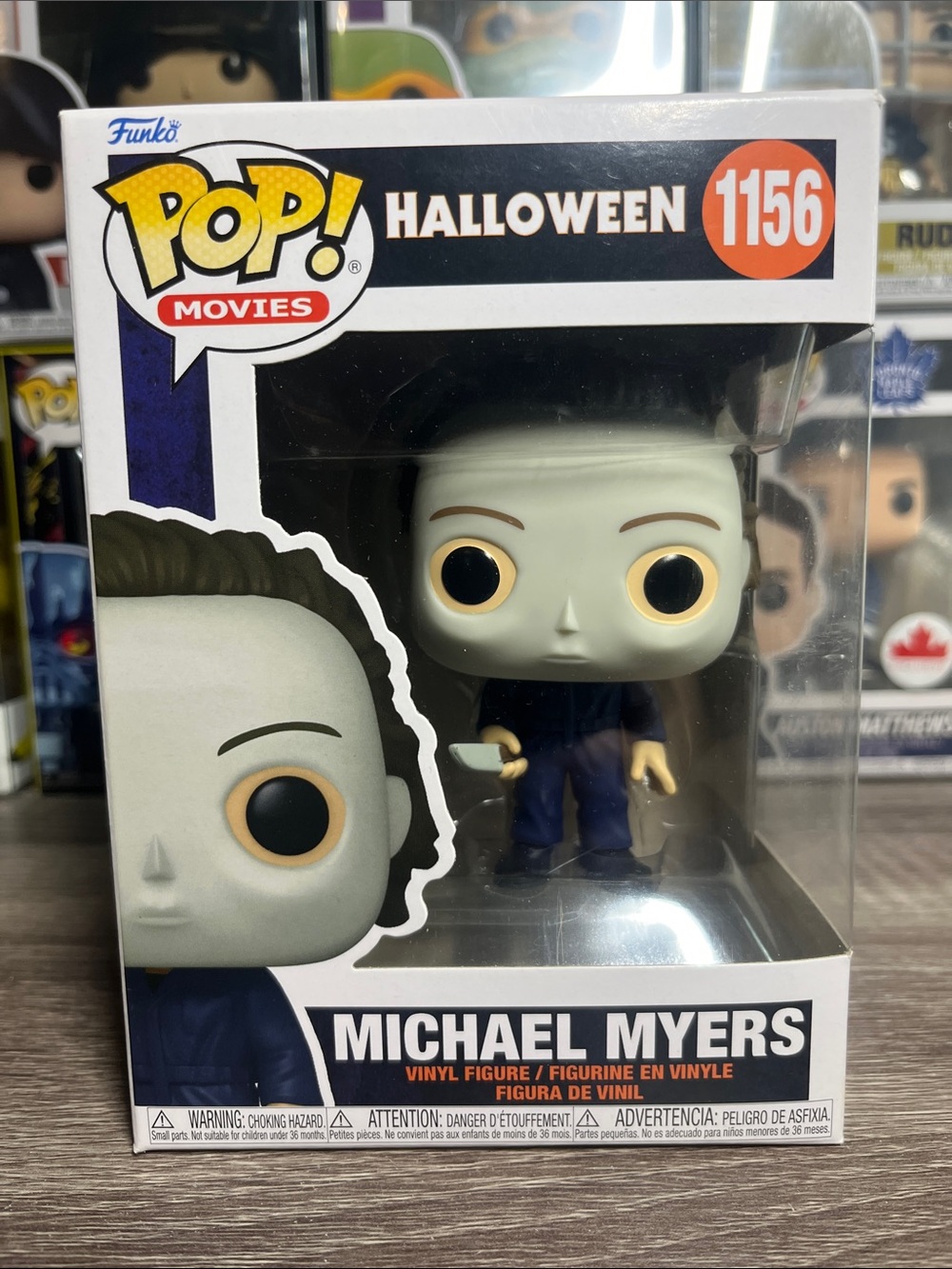 Funko Pop! Movies Michael Myers Vinyl Figure — White, Black, Blue